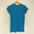 ジューシークチュール JUICY COUTURE USA製 ダメージ加工 フロントプリントクルーネックチビTシャツ Y2K レディース import:S