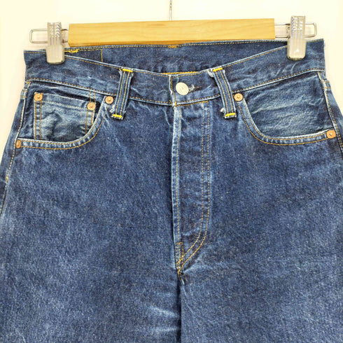 リーバイス Levis 1996年9月製 USA製 ボタン裏555 バレンシア工場 復刻 501XX ボタンフライデニム 濃紺 メンズ W30 L36