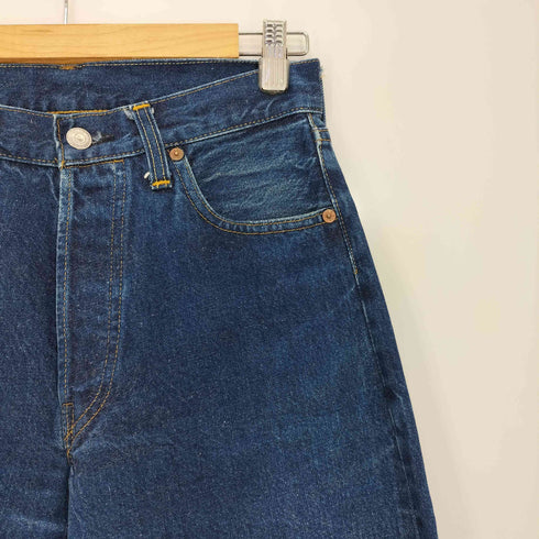 リーバイス Levis 1996年9月製 USA製 ボタン裏555 バレンシア工場 復刻 501XX ボタンフライデニム 濃紺 メンズ W30 L36