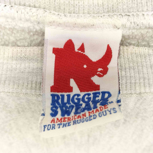 RUGGED SWEATS 90S USA製 カレッジロゴクルーネックスウェット メンズ import:L