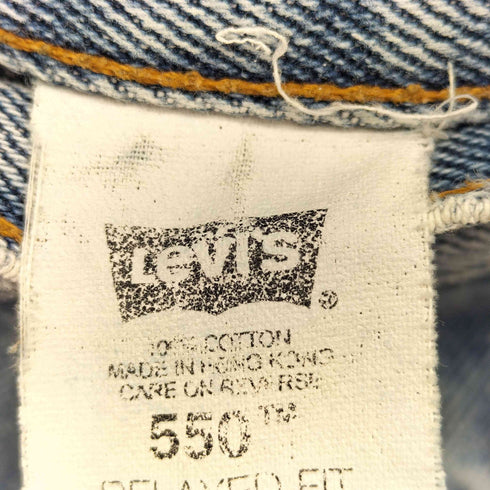 リーバイス Levis 香港製 550 切りっぱなし デニムショートパンツ レディース 29/32