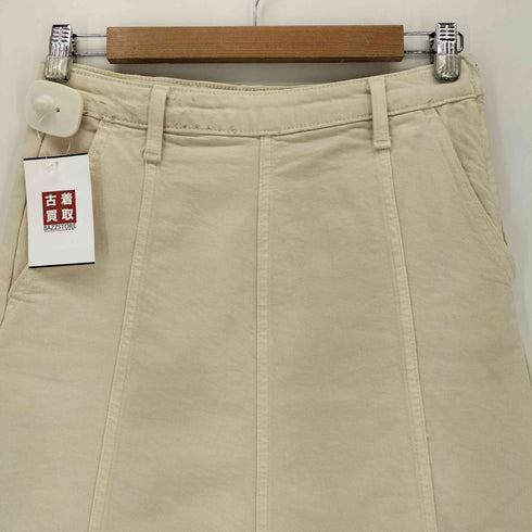 バナナリパブリック BANANA REPUBLIC シームデザインデニムフレアスカート レディース 2