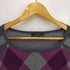 マックスマーラ MAX MARA カシミヤアーガイルニット レディース import:L