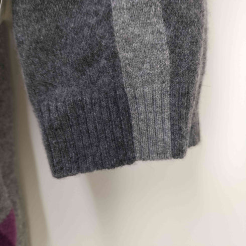 マックスマーラ MAX MARA カシミヤアーガイルニット レディース import:L