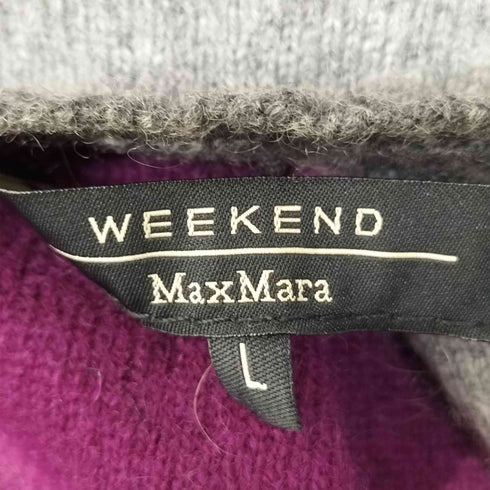 マックスマーラ MAX MARA カシミヤアーガイルニット レディース import:L