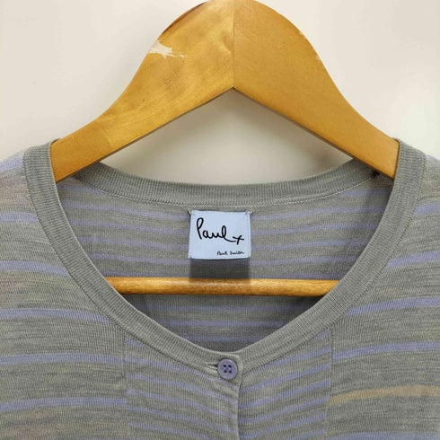 ポールスミスプラス Paul+ Paul Smith ボーダーカーディガン レディース JPN:M