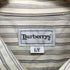 バーバリーズ BURBERRYS ストライプ ロゴ刺繍 Yシャツ メンズ
