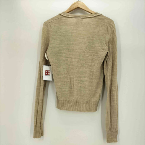 トリーバーチ TORY BURCH リネン レーヨン Vネック カーディガン レディース import:XS
