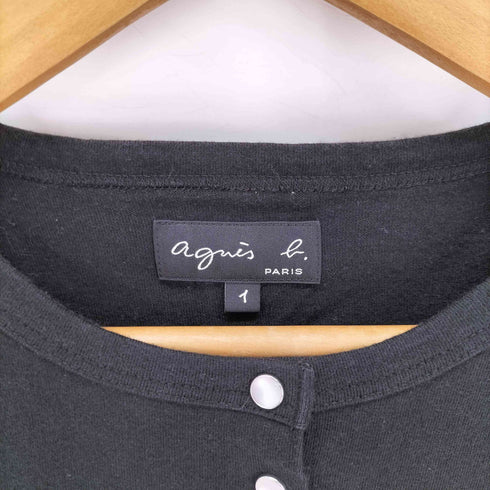 アニエスベー agnes b. 19AW プレッションカーディガン レディース JPN:1