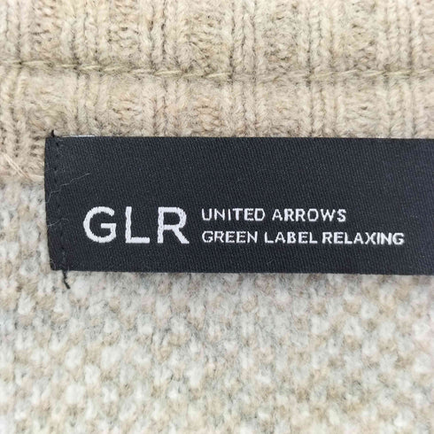 ユナイテッドアローズグリーンレーベルリラクシング UNITED ARROWS green label relaxing チェック柄モヘアライクカーディガン メンズ JPN:XL