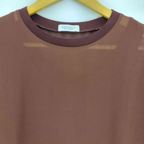 ビューティーアンドユースユナイテッドアローズ BEAUTY & YOUTH UNITED ARROWS シフォンレイヤードTEEワンピースо レディース