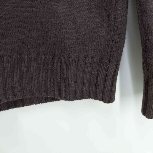 ラコステ LACOSTE ワンポイント 刺繍 L/S クルーネック ウール ニット メンズ import:XS
