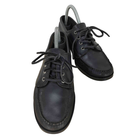 シップス SHIPS HAND SEWING MOCCASIN 別注 USA製 モカシン レザー デッキ シューズ メンズ US:7