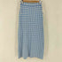 マリリンムーン MARILYN MOON gingham check knit skirt レディース