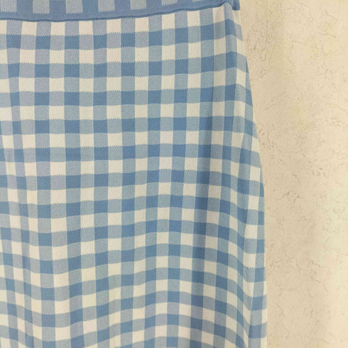 マリリンムーン MARILYN MOON gingham check knit skirt レディース