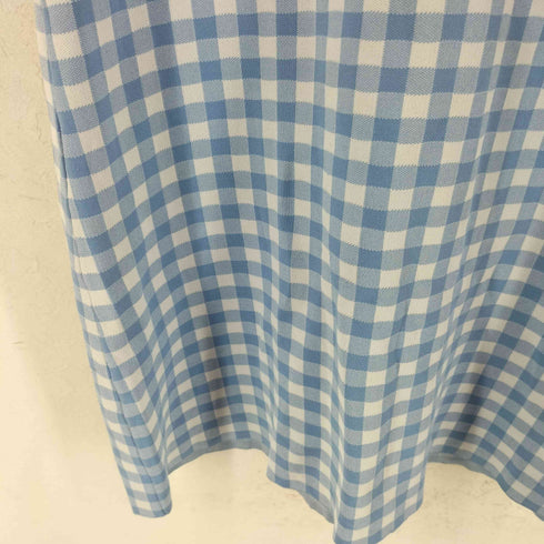 マリリンムーン MARILYN MOON gingham check knit skirt レディース