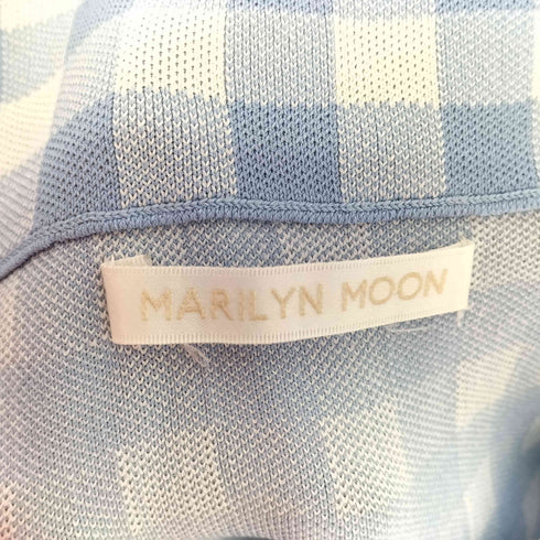 マリリンムーン MARILYN MOON gingham check knit skirt レディース
