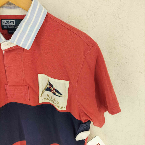 ポロバイラルフローレン Polo by RALPH LAUREN CUSTOM FIT YACHT CLUB ラガーシャツ メンズ M
