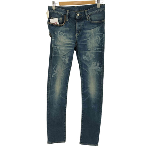 ヒステリックグラマー HYSTERIC GLAMOUR 00s スタッズ スキニーデニム Y2K レディース S