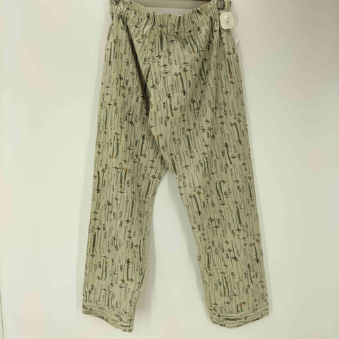 70S 総柄 剣 サーベル プリント イージー ワイド スリーピング パジャマ パンツ vintage ヴィンテージ メンズ