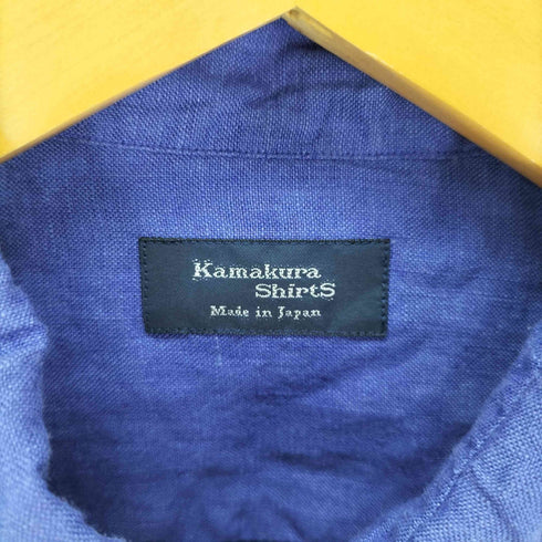 カマクラシャツ 鎌倉シャツ ベルギーリネンシャツ メンズ JPN:L