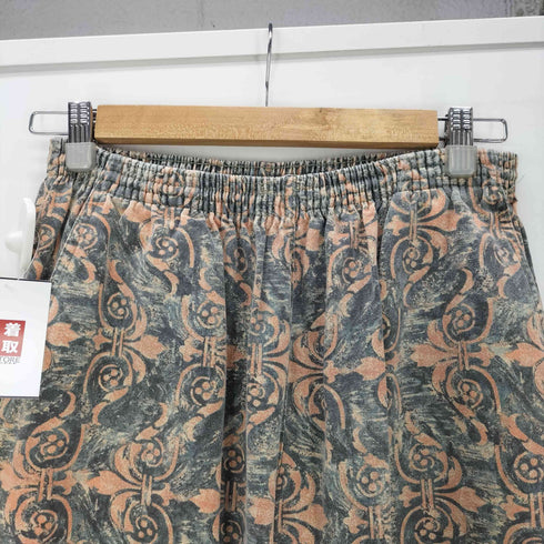 DECATHLON 80-90S OLD MADE IN Europe ユーロ 総柄 ワイド イージー パンツ メンズ L