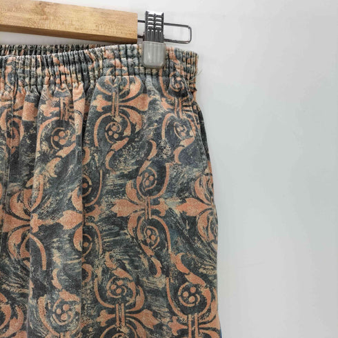 DECATHLON 80-90S OLD MADE IN Europe ユーロ 総柄 ワイド イージー パンツ メンズ L