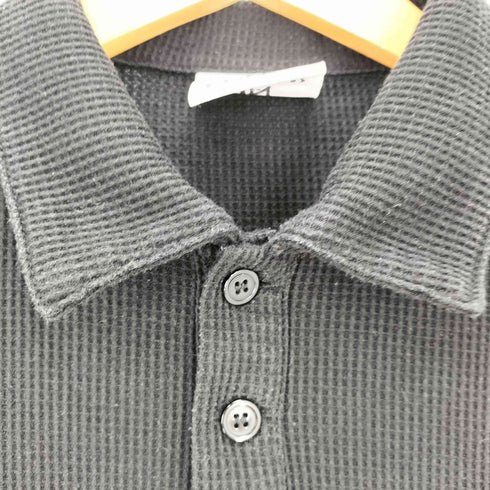 LONER LN CLASSIC THERMAL L/S POLO メンズ import:M
