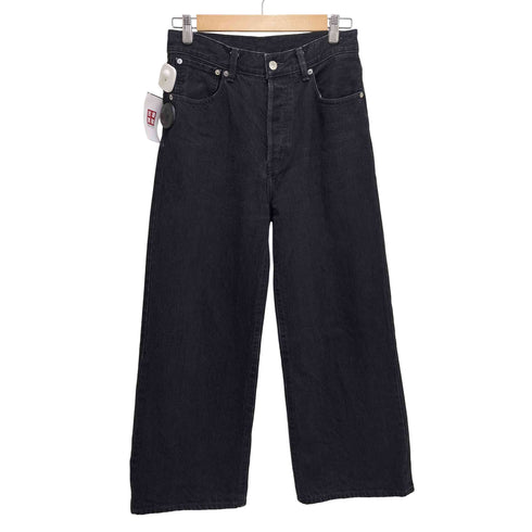 エイチビューティーアンドユースユナイテッドアローズ H BEAUTY & YOUTH UNITED ARROWS 24AW Black Denim Baggy 5-Pocket PANTS メンズ JPN:S