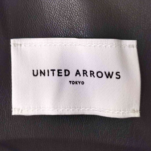 ユナイテッドアローズグリーンレーベルリラクシング UNITED ARROWS green label relaxing フェイクレザー キャミワンピース レディース JPN:38