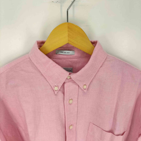 ヒューストン HOUSTON RELAX FIT OXFORD B/D SHIRT オックスフォードボタンダウンシャツ メンズ 17½