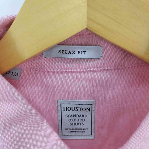 ヒューストン HOUSTON RELAX FIT OXFORD B/D SHIRT オックスフォードボタンダウンシャツ メンズ 17½