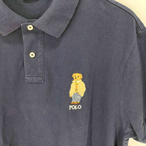 ポロラルフローレン POLO RALPH LAUREN custom slim fit ポロベア刺繍 半袖ポロシャツ メンズ import:XL