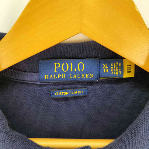 ポロラルフローレン POLO RALPH LAUREN custom slim fit ポロベア刺繍 半袖ポロシャツ メンズ import:XL