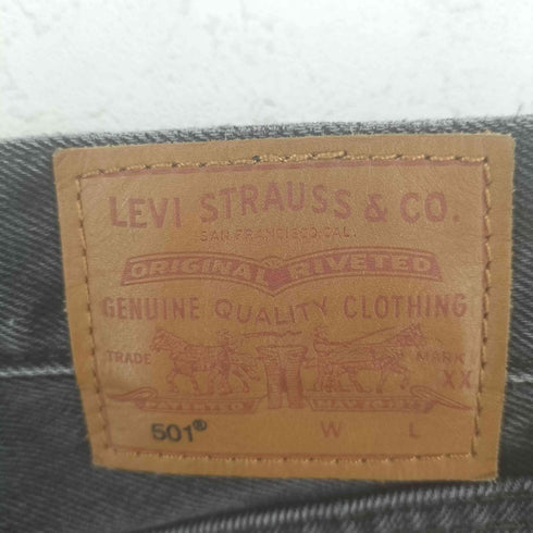 リーバイス Levis 501 ボタンフライ ストレートデニムパンツ メンズ W28 L27