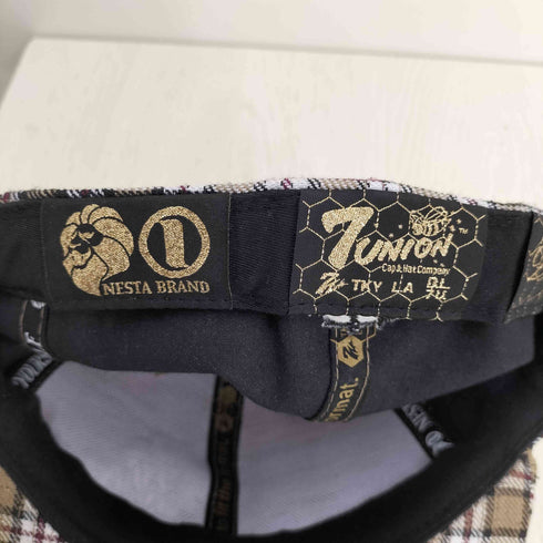 セブンユニオン 7Union コラボ チェック 柄 6パネル キャップ メンズ 7 3/8