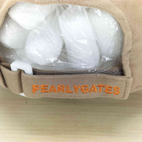 パーリーゲイツ PEARLY GATES PG89 ロゴ刺繍キャップ レディース M