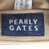 パーリーゲイツ PEARLY GATES PG89 ロゴ刺繍キャップ レディース M