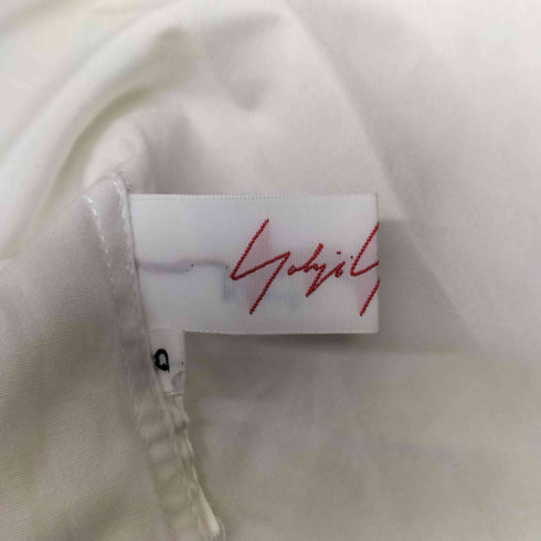 ヨウジヤマモトプリュスノアール YOHJI YAMAMOTO+NOIR 袖ロール レギュラーカラー S/S シャツ レディース 3