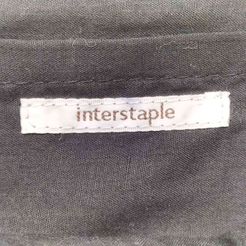 インターステイプル interstaple スパンコールカゴバッグ ファー レディース
