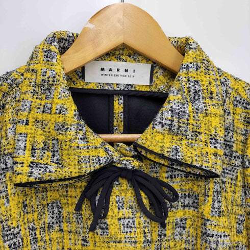 マルニ MARNI リボンデザイン サマー ツイードジャケット レディース JPN:42