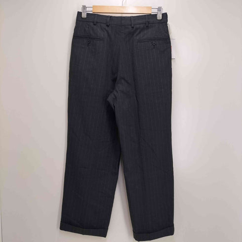 ブルックスブラザーズ BROOKS BROTHERS USA製 ウール ストライプ ツータック スラックス メンズ