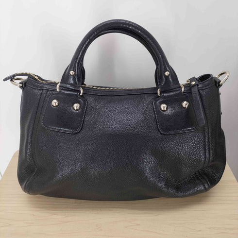 ケイトスペード Kate spade シボレザー ロゴ刻印ハンドバッグ レディース