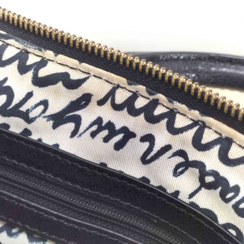 ケイトスペード Kate spade シボレザー ロゴ刻印ハンドバッグ レディース