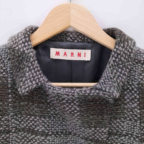 マルニ MARNI ツイードショートブルゾン レディース 38