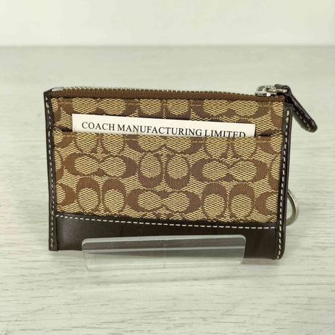 コーチ COACH ミニ キーケース シグネチャー レディース