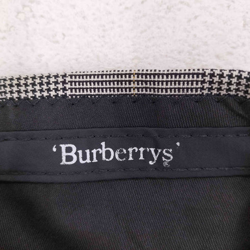 バーバリーズ BURBERRYS チェック柄ツータック スラックス メンズ