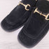 グッチ GUCCI スクエアトゥ スウェード ホースビット ローファー レディース 37 1/2