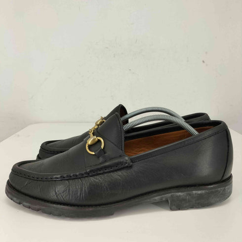 グッチ GUCCI トムフォード期 ホースビット レザーローファー メンズ 43