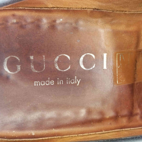 グッチ GUCCI トムフォード期 ホースビット レザーローファー メンズ 43